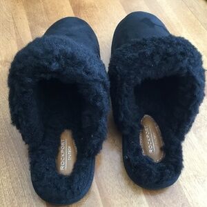 New Rockport Women’s Black Trutech Slipper size 9